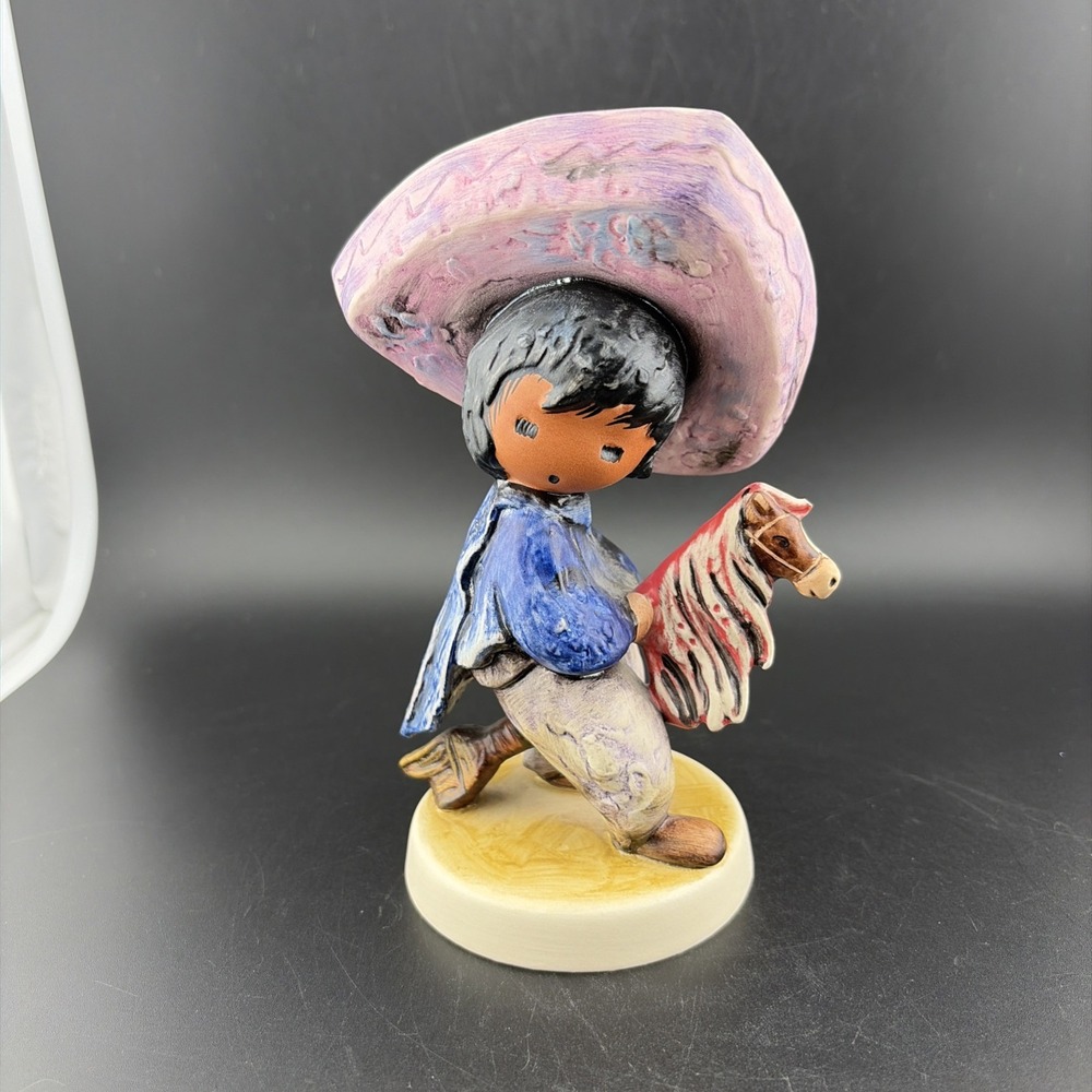 Signed Goebel W Germany DeGrazia Figure 6" My First Horse 1983 - Picture 7 of 10